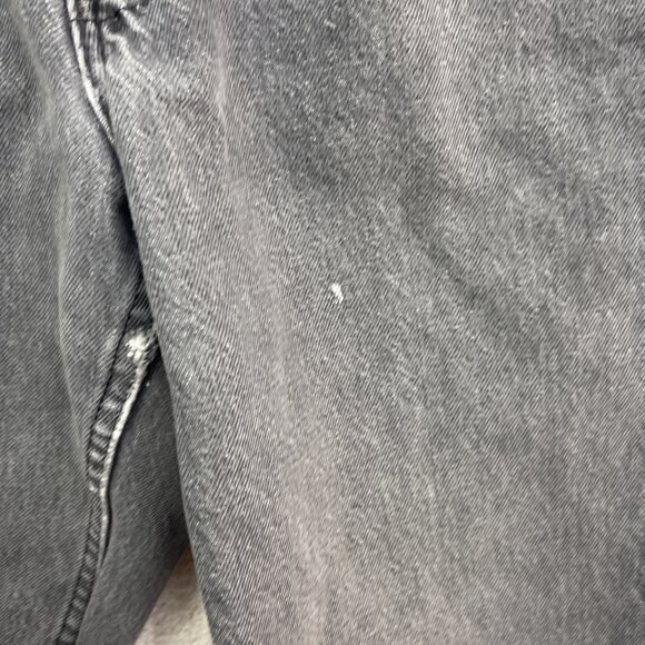 Vintage Levis 531 Grey Denim Shorts Mens 28 Made Canada Cutoff Distressed 90s - Picture 10 of 15